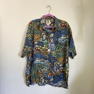 Men's Multicolor Casual Button Down Shirt